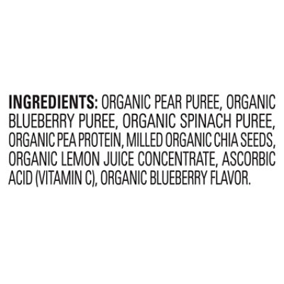 Happy Tot Organics Stage 4 Organic Pears Blueberries & Spinach Pouch - 4 Oz - Image 3