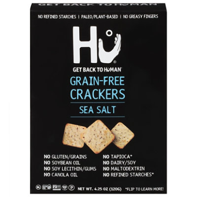 Hu Kitchen Sea Salt Crackers - 4.25 OZ - Image 3