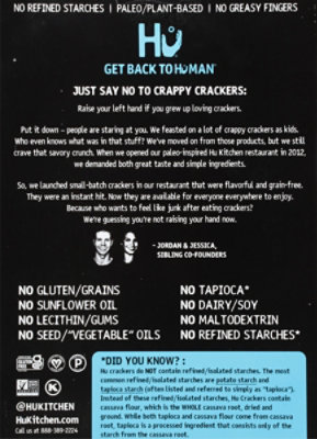 Hu Kitchen Sea Salt Crackers - 4.25 OZ - Image 6