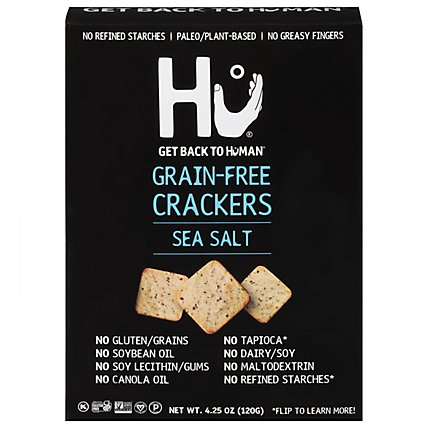 Hu Kitchen Sea Salt Crackers - 4.25 OZ - Image 2
