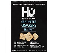 Hu Kitchen Sea Salt Crackers - 4.25 OZ