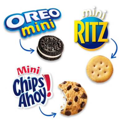 Nabisco Sweet & Savory Variety Pack, OREO, RITZ & CHIPS AHOY! Cookies & Crackers Snack Packs - 20 Count - Image 3