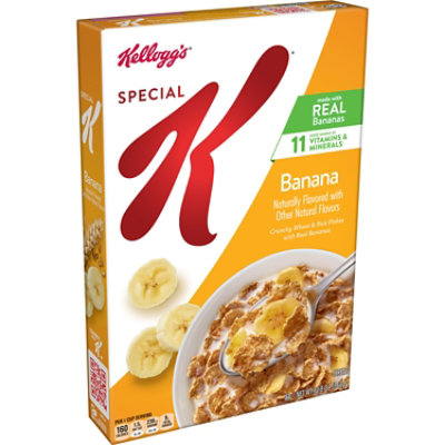 Special K Breakfast Cereal Made with Real Banana Banana - 12.8 Oz