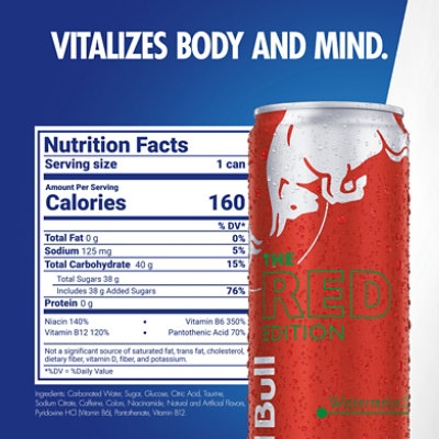 Red Bull Watermelon Energy Drink - 12 Fl. Oz. - Image 2