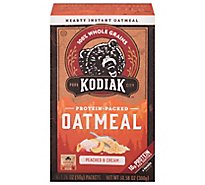 Kodiak Oatmeal Peaches & Cream Packets - 10.58 OZ