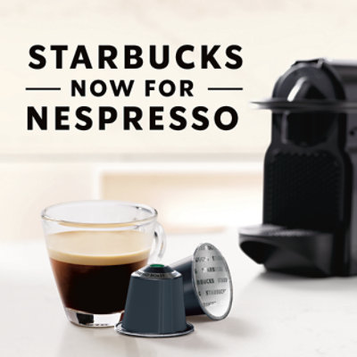 Starbucks by Nespresso Original Line Espresso Dark Roast Capsules Box 10 Count - Each - Image 3