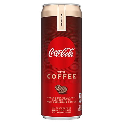 Coca-Cola Soda with Coffee Vanilla Can - 12 Fl. Oz. - Image 3