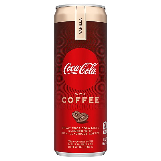 Coca-Cola Soda with Coffee Vanilla Can - 12 Fl. Oz.