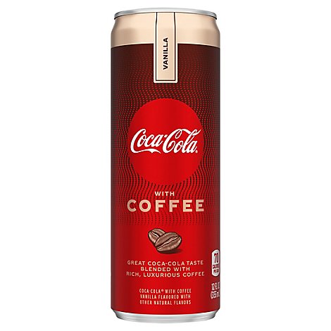 Coca-Cola Soda with Coffee Vanilla Can - 12 Fl. Oz.