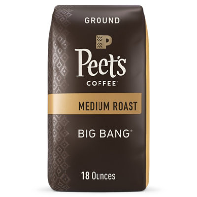 Peet's Coffee Big Bang Medium Roast Ground Coffee Bag - 18 Oz - Image 1