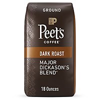 Peet's Coffee Major Dickasons Blend Dark Roast Ground Coffee Bag - 18 Oz - Image 1