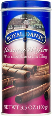 Royal Dansk Lux Wafers Choc - 3.5 OZ