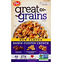 Great Grains Cereal Raisin Cluster Crunch - 16.5 Oz - Image 2