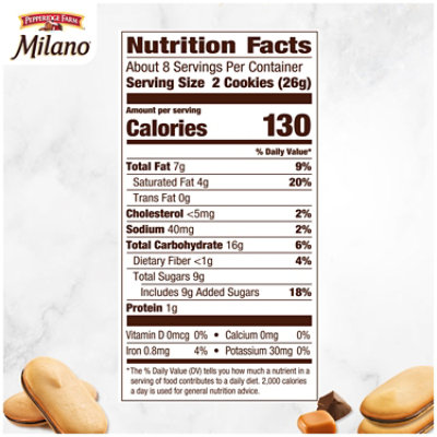 Pepperidge Farm Milano Caramel Macchiato Cookies - 7 Oz - Image 4