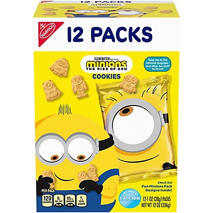 NABISCO Minions Cookies Snack Packs- 12-1 Oz - Image 3