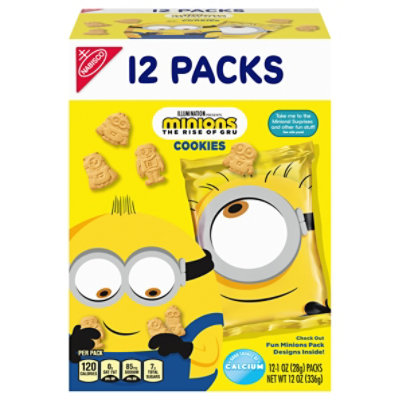 NABISCO Minions Cookies Snack Packs- 12-1 Oz