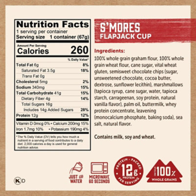Kodiak Cakes Unleashed Smores Flapjack Cup - 2.36 OZ - Image 6