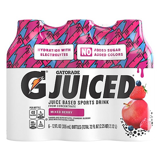 Gatorade Juiced Mixed Berry - 6-12 FZ