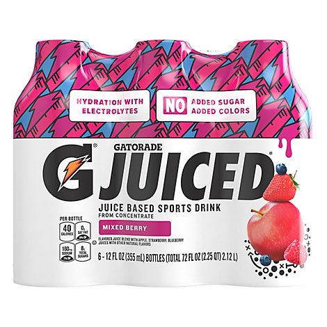 Gatorade Juiced Mixed Berry - 6-12 FZ