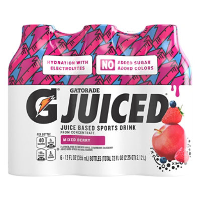 Gatorade Juiced Mixed Berry - 6-12 FZ