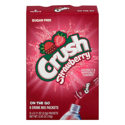 Crush Powder Mix Strawberry - .63 OZ - Image 3