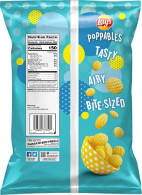 Lay's Poppables Potato Crisps Sea Salt - 8.125 OZ - Image 5