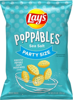 Lay's Poppables Potato Crisps Sea Salt - 8.125 OZ - Image 1