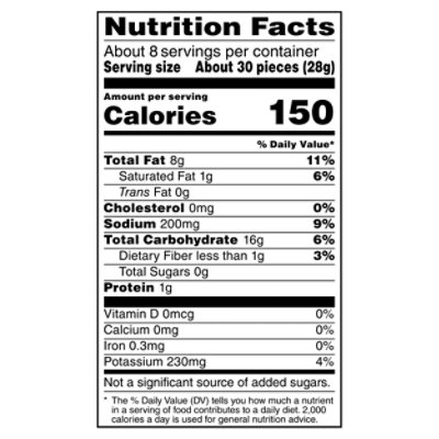 Lay's Poppables Potato Crisps Sea Salt - 8.125 OZ - Image 3
