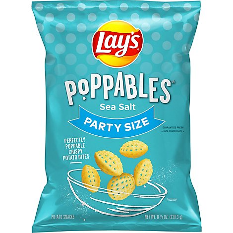 Lay's Poppables Potato Crisps Sea Salt - 8.125 OZ