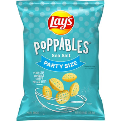 Lay's Poppables Potato Crisps Sea Salt - 8.125 OZ - Image 1