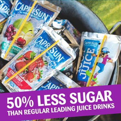 Capri Sun Reduced Sugar Mixed Berry Juice Box Pouches Pouches - 10-6 Fl. Oz. - Image 6