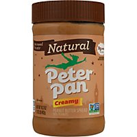 Peter Pan Natural Creamy Peanut Butter Spread - 16.3 OZ - Image 2