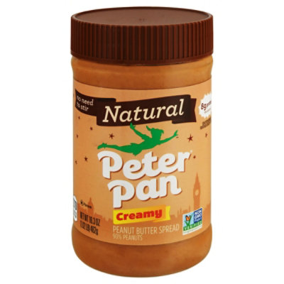 Peter Pan Natural Creamy Peanut Butter Spread - 16.3 OZ