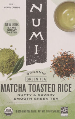 Numi Tea Organic Matcha Toasted Rice - 18 BG - Image 2