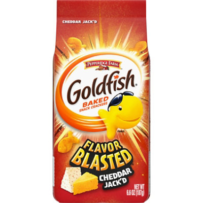 Pepperidge Farm Goldfish Flavor Blasted Cheddar Jack'd Crackers - 6.6 Oz - Image 1