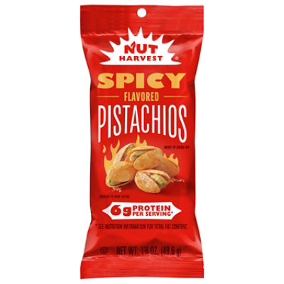 Nut Harvest Nuts Spicy Pistachio - 1.75 OZ - tomthumb