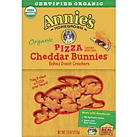 Annies Hmgrwn Cracker Bunny Pizza Chdr - 7.5 OZ - Image 1