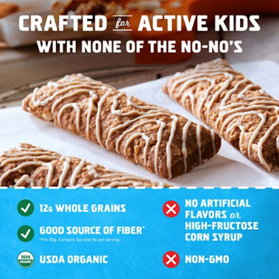 CLIF Kid Zbar Iced Oatmeal Cookie Organic Snack Bars - 12 Count - Image 3