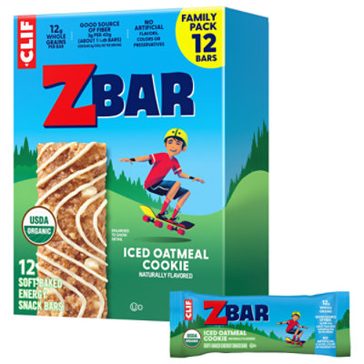 Clif Zbar Iced Oatmeal Cookie - 12 CT