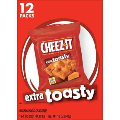 Cheez-It Extra Toasty Baked Snack Cheese Crackers 12 Count - 12 Oz - Image 8