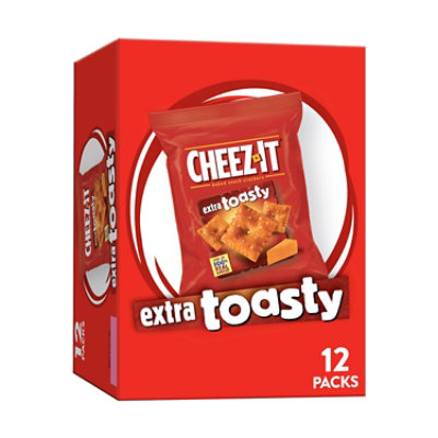 Cheez-It Extra Toasty Baked Snack Cheese Crackers 12 Count - 12 Oz - Image 1