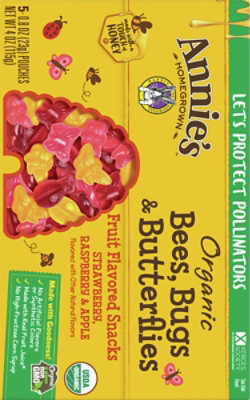 Annies Organic Bees Bugs & Butterflies Fruit Snacks - 4 OZ - Image 6