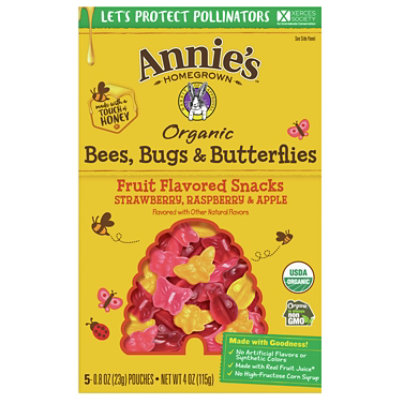 Annies Organic Bees Bugs & Butterflies Fruit Snacks - 4 OZ