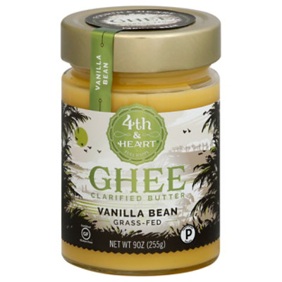 4th & Heart Ghee Vanilla Bean - 9 OZ