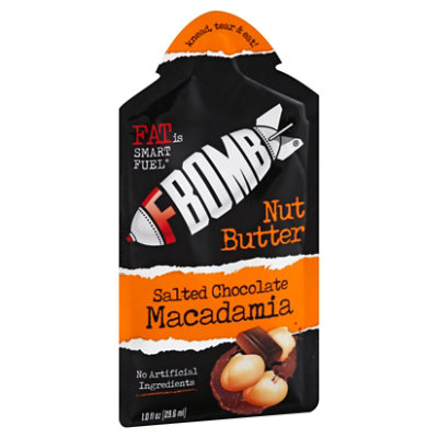 Fbomb Butter Sltd Choc Macadamia Nut - 1 OZ