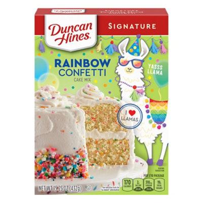 Duncan Hines Signature Confetti Cake - 15.25 OZ