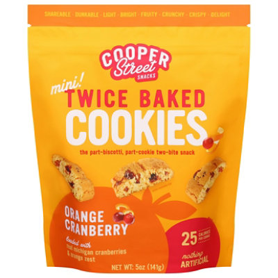 Cooper Street Cookies Orange Cranberry - 5 OZ - Image 1