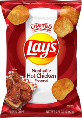 Lays Potato Chips Nashville Hot Chicken - 7.75 OZ - Image 2