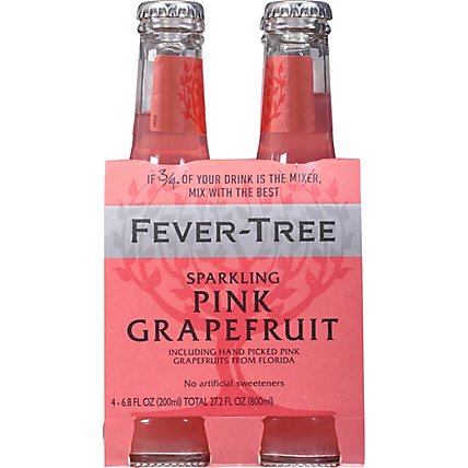 Fever Tree Soda Sprklng Pink Grpfrt - 4-6.8FZ - Image 3