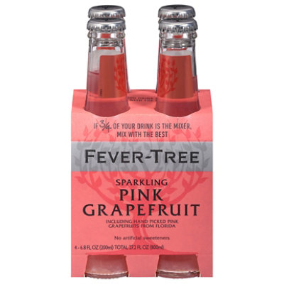 Fever Tree Soda Sprklng Pink Grpfrt - 4-6.8FZ